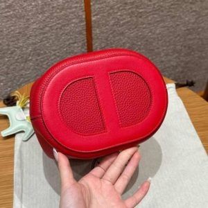 Hermes In the Loop 18 Bag Handmade In Taurillon Clemence Leather Silver Hardware Q5 Rouge Casque - Image 15
