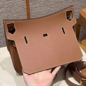Hermes Jypsiere 28 Bag Handmade In Evercolor Calfskin Leather Gold Hardware 37 Gold - Image 12
