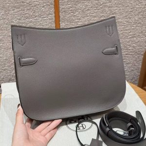 Hermes Jypsiere 28 Bag Handmade In Evercolor Calfskin Leather Silver Hardware 0L Girs Meyer - Image 2