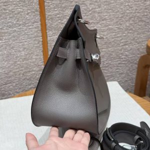 Hermes Jypsiere 28 Bag Handmade In Evercolor Calfskin Leather Silver Hardware 0L Girs Meyer - Image 14