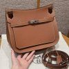 Hermes Jypsiere 28 Bag Handmade In Evercolor Calfskin Leather Silver Hardware 37 Gold