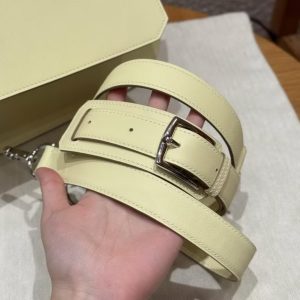 Hermes Jypsiere 28 Bag Handmade In Swift Calfskin Leather Silver Hardware i8 Jaune Milto - Image 4