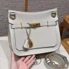 Hermes Jypsiere 28 Bag Handmade In Taurillon Clemence Leather Gold Hardware 10 Craie