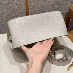 Hermes Jypsiere 28 Bag Handmade In Taurillon Clemence Leather Gold Hardware 10 Craie - Image 17
