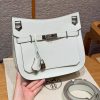 Hermes Jypsiere 28 Bag Handmade In Taurillon Clemence Leather Silver Hardware 0T Mushroom