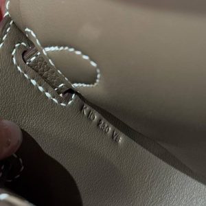 Hermes Jypsiere Mini 23 Bag Handmade In Evercolor Calfskin Leather Gold Hardware 18 Etoupe - Image 11