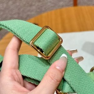 Hermes Jypsiere Mini 23 Bag Handmade In Evercolor Calfskin Leather Gold Hardware 3i Vert Criquent - Image 5