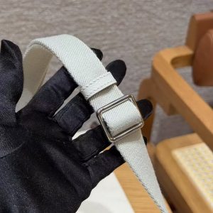 Hermes Jypsiere Mini 23 Bag Handmade In Evercolor Calfskin Leather Silver Hardware 8L Beton - Image 10