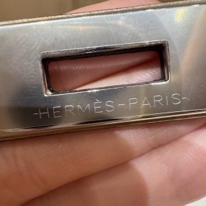 Hermes Jypsiere Mini 23 Bag Handmade In Swift Calfskin Leather Silver Hardware S2 Trench - Image 4