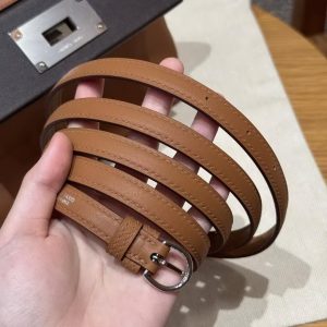 Hermes Kelly 2424 24/24 Bag 21CM Handmade In Evercolor and Swift Calfskin Leather Silver Hardware 37 Gold 0G Rouge Sellier 09 Mauve Pale - Image 4