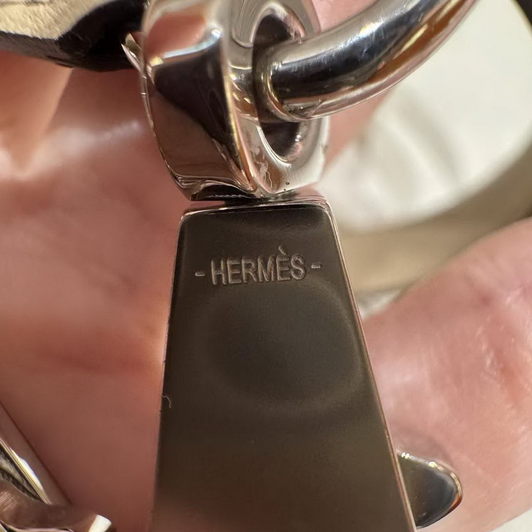 Hermes Kelly 2424 24/24 Bag 29CM Handmade In Evercolor and Swift Calfskin Leather Silver Hardware S2 Trench - Image 3