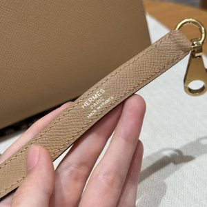 Hermes Kelly 25 Bag Handmade In Epsom Calfskin Leather Gold Hardware 0M Chai - Image 4