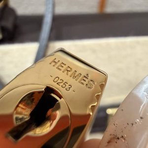 Hermes Kelly 25 Bag Handmade In Box Calfskin Leather Gold Hardware 47 Chocolat - Image 9