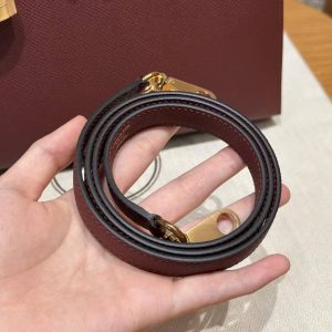 Hermes Kelly 25 Bag Handmade In Epsom Calfskin Leather Gold Hardware 57 Bordeaux - Image 5