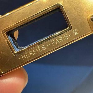 Hermes Kelly 25 Bag Handmade In Epsom Calfskin Leather Gold Hardware 71 Bule France - Image 10