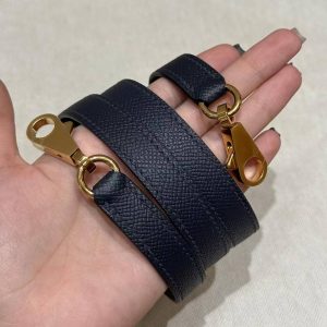 Hermes Kelly 25 Bag Handmade In Epsom Calfskin Leather Gold Hardware 76 Bleu Indigo - Image 6