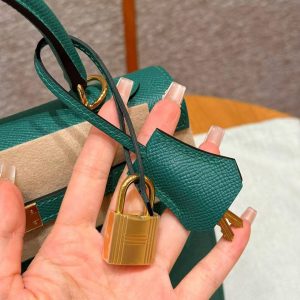 Hermes Kelly 25 Bag Handmade In Epsom Calfskin Leather Gold Hardware z6 Makachite - Image 3