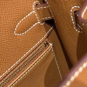 Hermes Kelly 28 Bag Handmade In Epsom Calfskin Leather Gold Hardware 37 Gold - Image 15