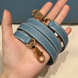 Hermes Kelly 28 Bag Handmade In Epsom Calfskin Leather Gold Hardware 75 Bleu Jean - Image 5