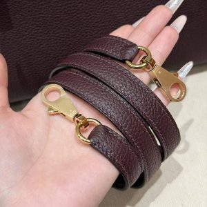 Hermes Kelly 28 Bag Handmade In Togo Calfskin Leather Gold Hardware OG Rouge Sellier - Image 4
