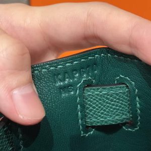 Hermes Kelly 28 Bag Handmade In Epsom Calfskin Leather Gold Hardware z6 Makachite - Image 18