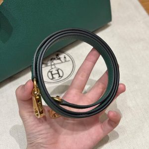 Hermes Kelly 28 Bag Handmade In Epsom Calfskin Leather Gold Hardware z6 Makachite - Image 3