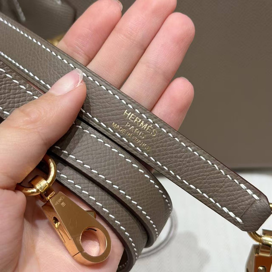 Hermes Kelly 32 Bag Handmade In Epsom Calfskin Leather Gold Hardware 18 Etoup - Image 3