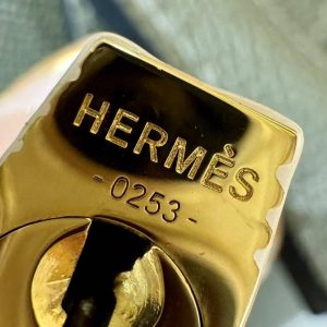 Hermes Kelly 32 Bag Handmade In Epsom Calfskin Leather Gold Hardware 2Q Vert Anglais - Image 5
