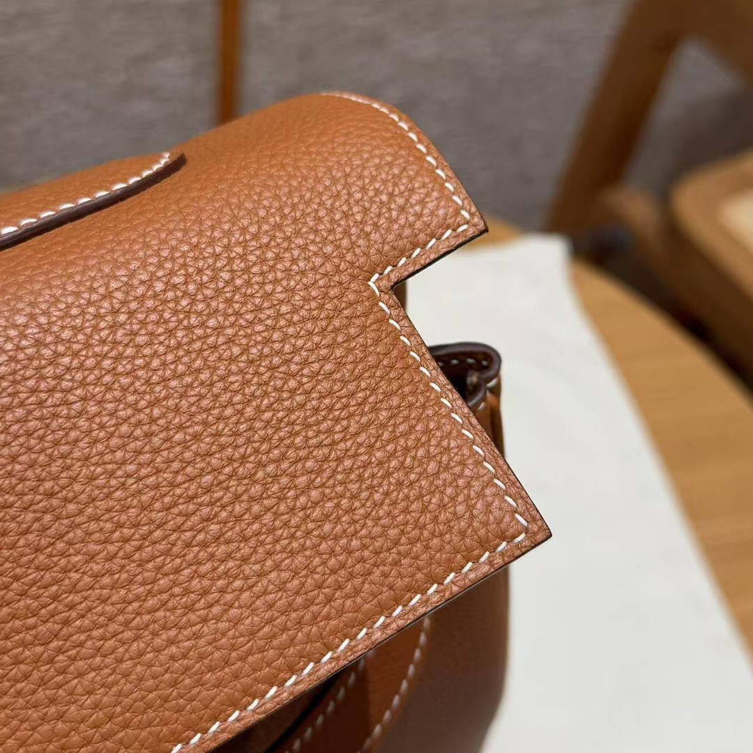 Hermes Kelly 35 Bag Handmade In Togo Calfskin Leather Gold Hardware 37 Gold - Image 7