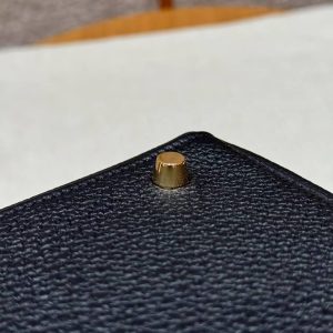Hermes Kelly 35 Bag Handmade In Togo Calfskin Leather Gold Hardware 89 Noir - Image 9