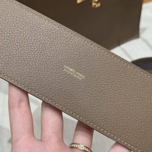 Hermes Kelly Danse 22 Bag Handmade In Evercolor Calfskin Leather Gold Hardware D0 Beige de Weimar - Image 7