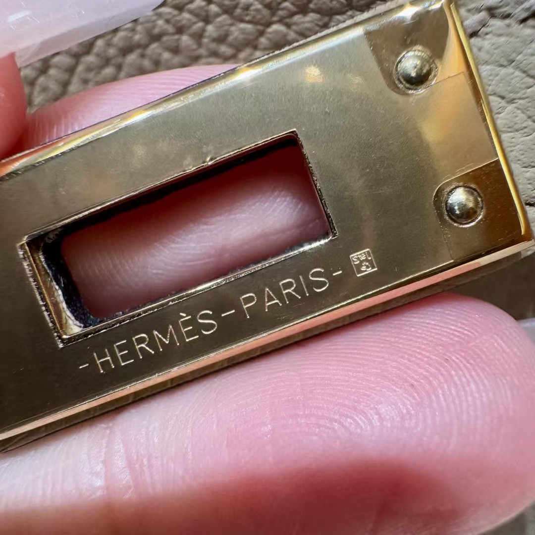 Hermes Kelly Danse 22 Bag Handmade In Evercolor Calfskin Leather Gold Hardware S2 Trench - Image 16