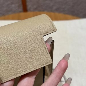 Hermes Kelly Danse 22 Bag Handmade In Evercolor Calfskin Leather Gold Hardware S2 Trench - Image 3