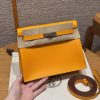 Hermes Kelly Danse 22 Bag Handmade In Evercolor Calfskin Leather Silver Hardware 9V Janne D’Or