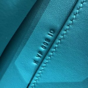 Hermes Kelly Danse 22 Bag Handmade In Swift Calfskin Leather Gold Hardware 7F Blue Paon - Image 13