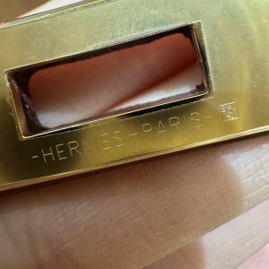 Hermes Kelly Danse 22 Bag Handmade In Swift Calfskin Leather Gold Hardware ck37 Gold - Image 15