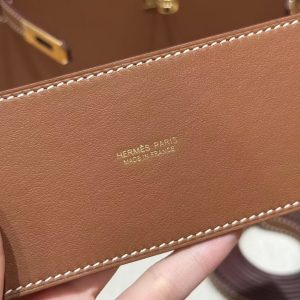 Hermes Kelly Danse 22 Bag Handmade In Swift Calfskin Leather Gold Hardware ck37 Gold - Image 14