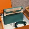 Hermes Kelly Danse 22 Bag Handmade In Swift Calfskin Leather Gold Hardware z6 Makachite