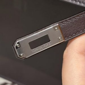 Hermes Kelly Danse 22 Bag Handmade In Swift Calfskin Leather Silver Hardware 46 Ebene - Image 12