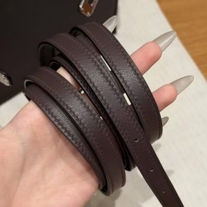 Hermes Kelly Danse 22 Bag Handmade In Swift Calfskin Leather Silver Hardware 46 Ebene - Image 5