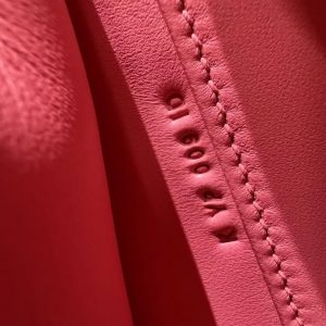 Hermes Kelly Danse 22 Bag Handmade In Swift Calfskin Leather Silver Hardware U5 Rose Lipstick - Image 14