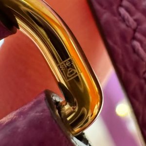 Hermes Kelly Elan Handmade In Epsom Calfskin Leather Gold Hardware P9 Anemone - Image 15