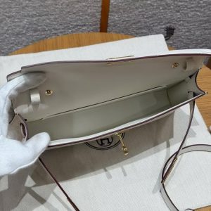 Hermes Kelly Elan Handmade In KK Ostrich Leather from South Africa Gold Hardware I2 Nata - Image 18