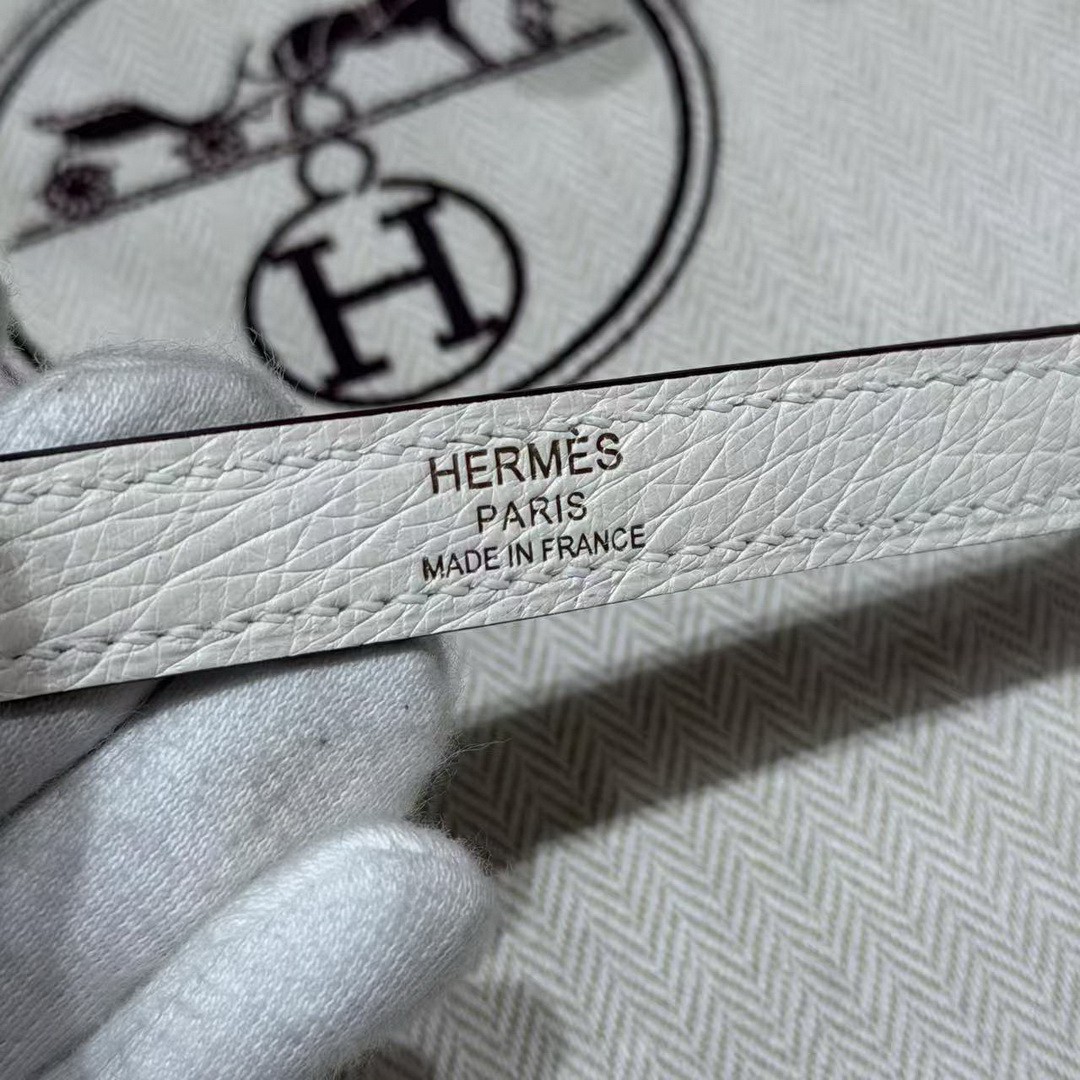 Hermes Kelly Elan Handmade In KK Ostrich Leather from South Africa Gold Hardware I2 Nata - Image 6