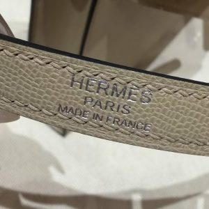Hermes Kelly Elan Handmade In Madame Calfskin Leather Silver Hardware S2 Trench - Image 14