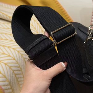 Hermes Kelly Maxi 42 Bag Handmade In Togo Calfskin Leather Silver Hardware 89 Noir - Image 5