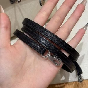 Hermes Kelly Mini 2 19 CM Bag Handmade In Chèvre Calfskin Leather Sliver Hardware 10 Craie 89 Noir - Image 11