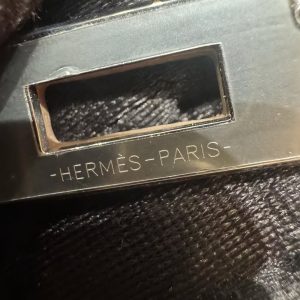 Hermes Kelly Mini 2 19 CM Bag Handmade In Matte Alligator Leather from Mississippi Silver Hardware 10 Craie - Image 15