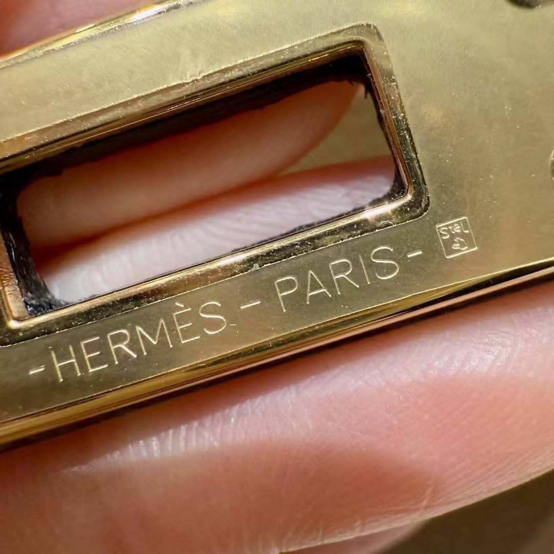 Hermes Kelly Mini 2 19 CM Bag Handmade In Epsom Calfskin Leather Gold Hardware 3G Alezan - Image 3