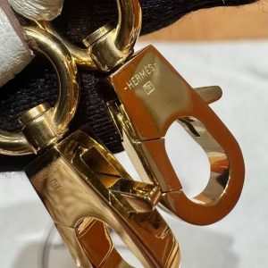 Hermes Kelly Mini 2 19 CM Bag Handmade In KK Ostrich Leather from South Africa Gold Hardware 8L Beton - Image 9